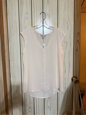 Cream J. Crew silky top size 10 - NWT
